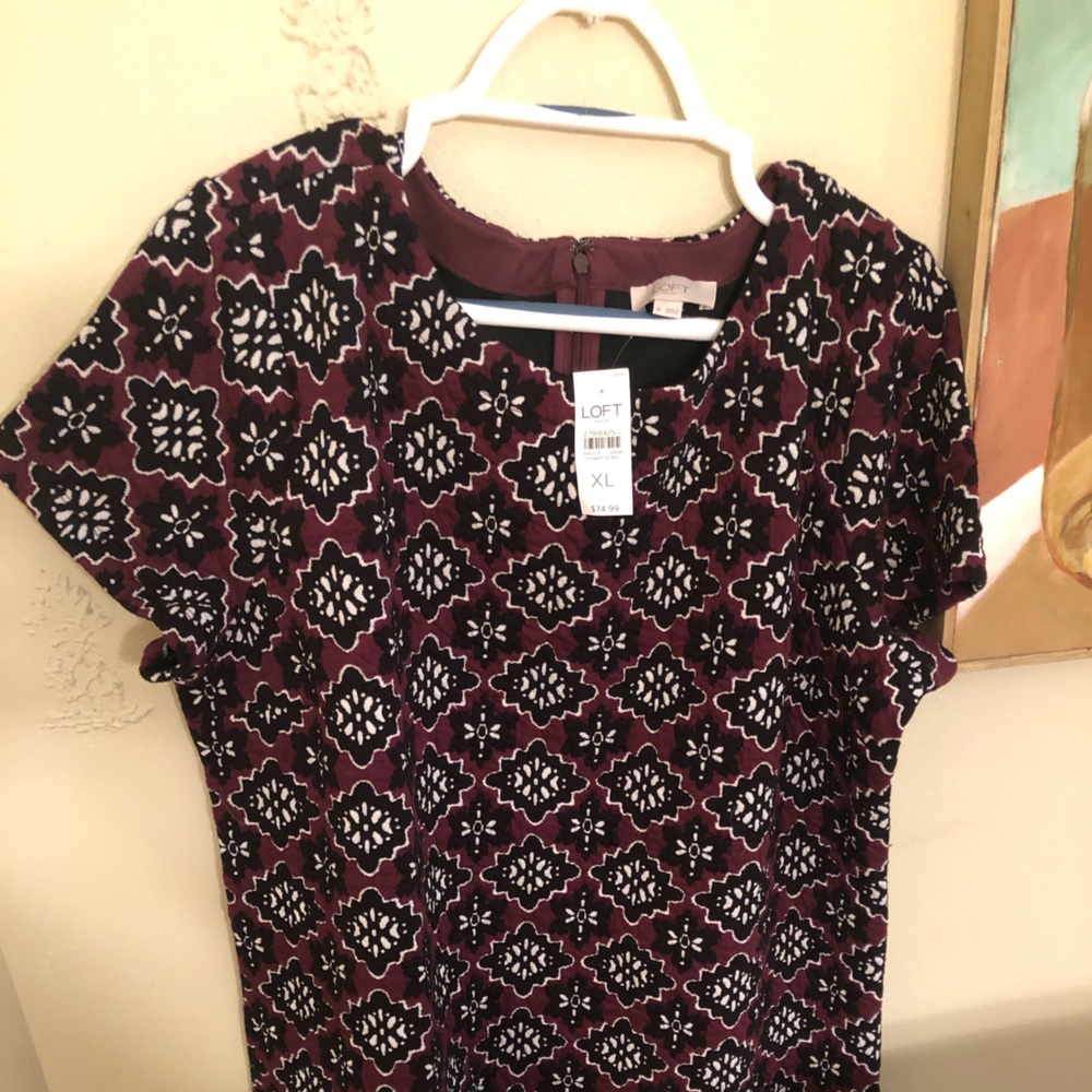 NWT Loft Outlet Classic Shift Dress